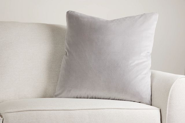 Lauran Light Gray 24" Accent Pillow