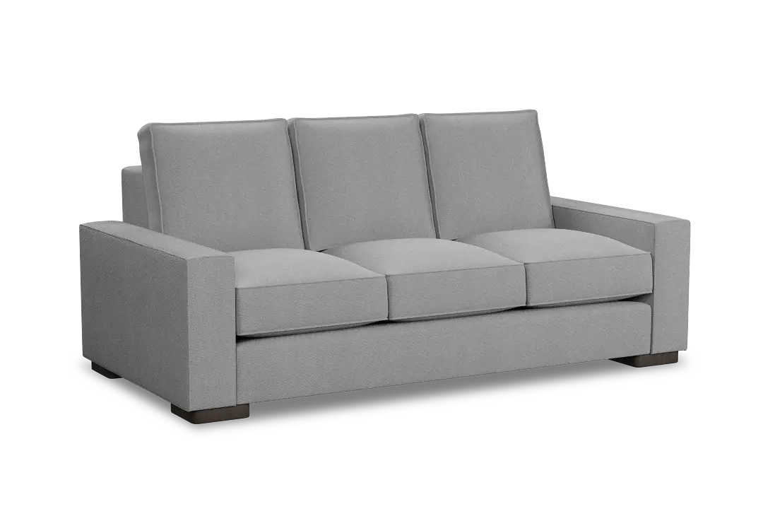 Edgewater Delray Light Gray 84" Sofa W/ 3 Cushions Edgewater Delray Light Gray 84" Sofa W/ 3 Cushions
