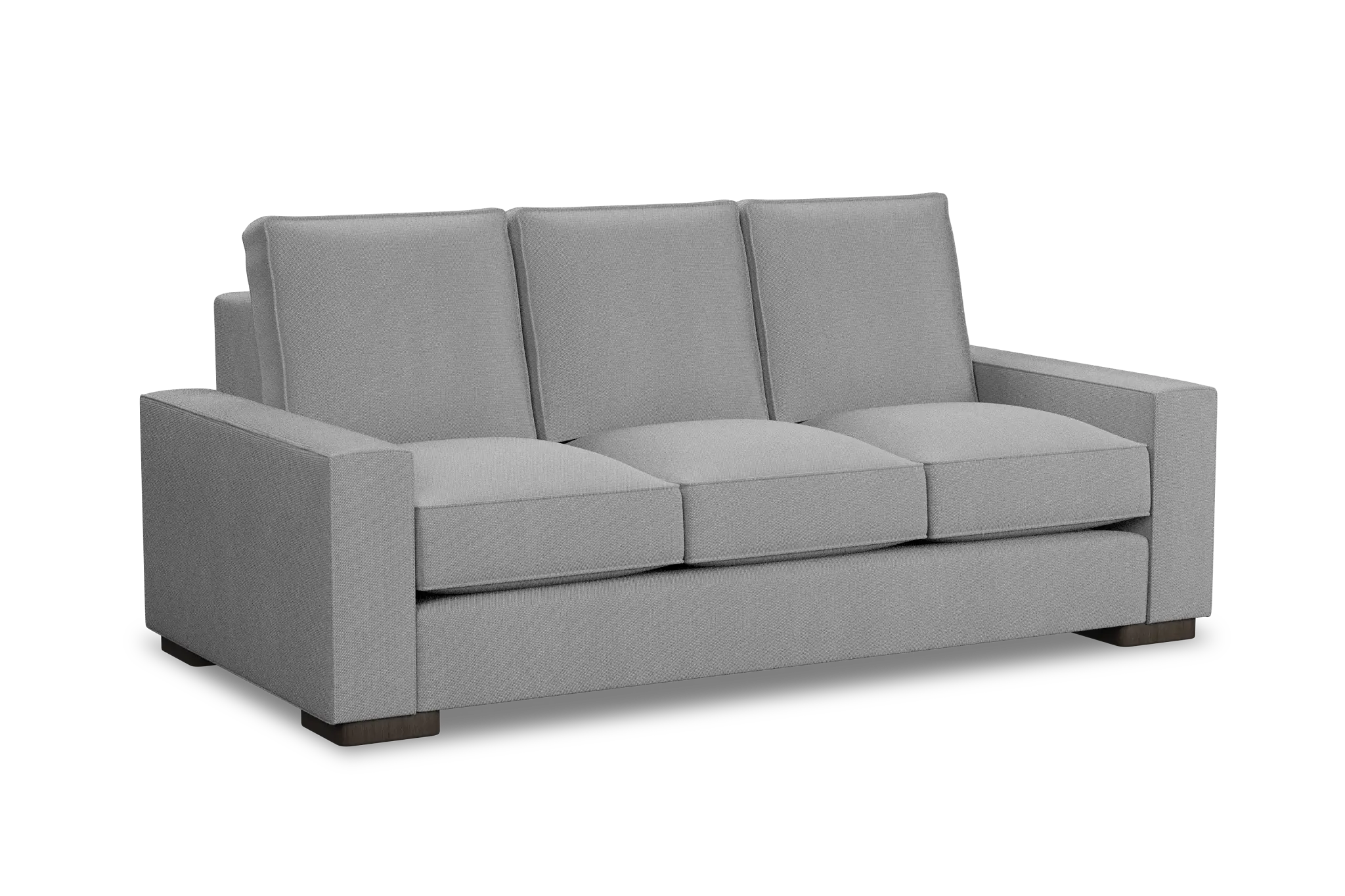 Edgewater Delray Light Gray 84" Sofa W/ 3 Cushions Edgewater Delray Light Gray 84" Sofa W/ 3 Cushions