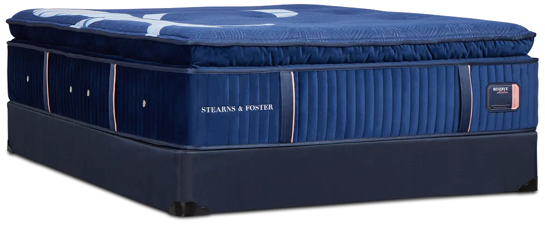 Stearns & Foster Reserve Soft Euro Pillow Top Mattress Set