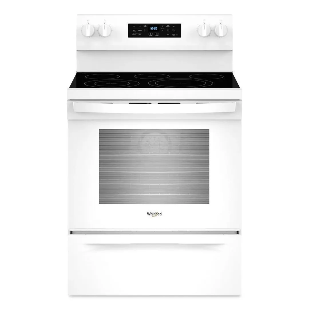 Whirlpool 5030 Series White Electric Range