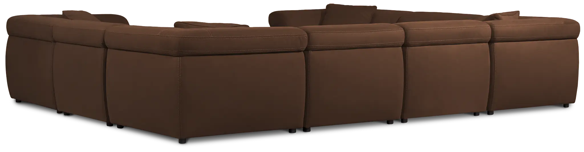 Aria Dark Brown Micro 8-piece Modular Sectional Aria Dark Brown Micro 8-piece Modular Sectional