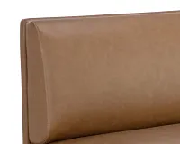 Gayle Brown Upholstered Dining Bench