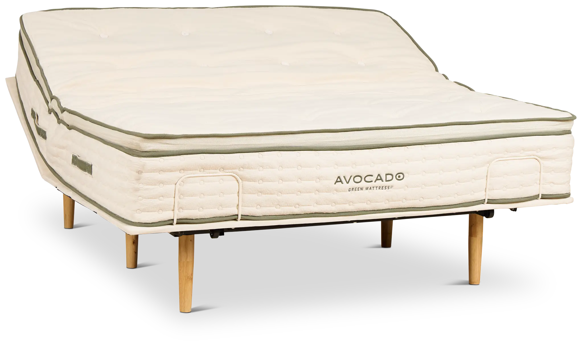 Avocado Green Cushion Firm Eco Plus Adjustable Base Mattress Set Avocado Green Cushion Firm Eco Plus Adjustable Base Mattress Set