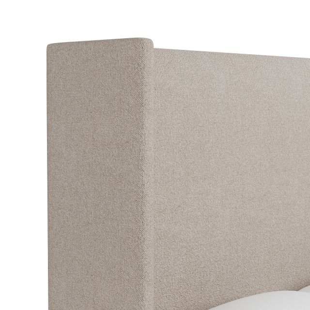 Captiva Elite Taupe 60" Upholstered Shelter Bed