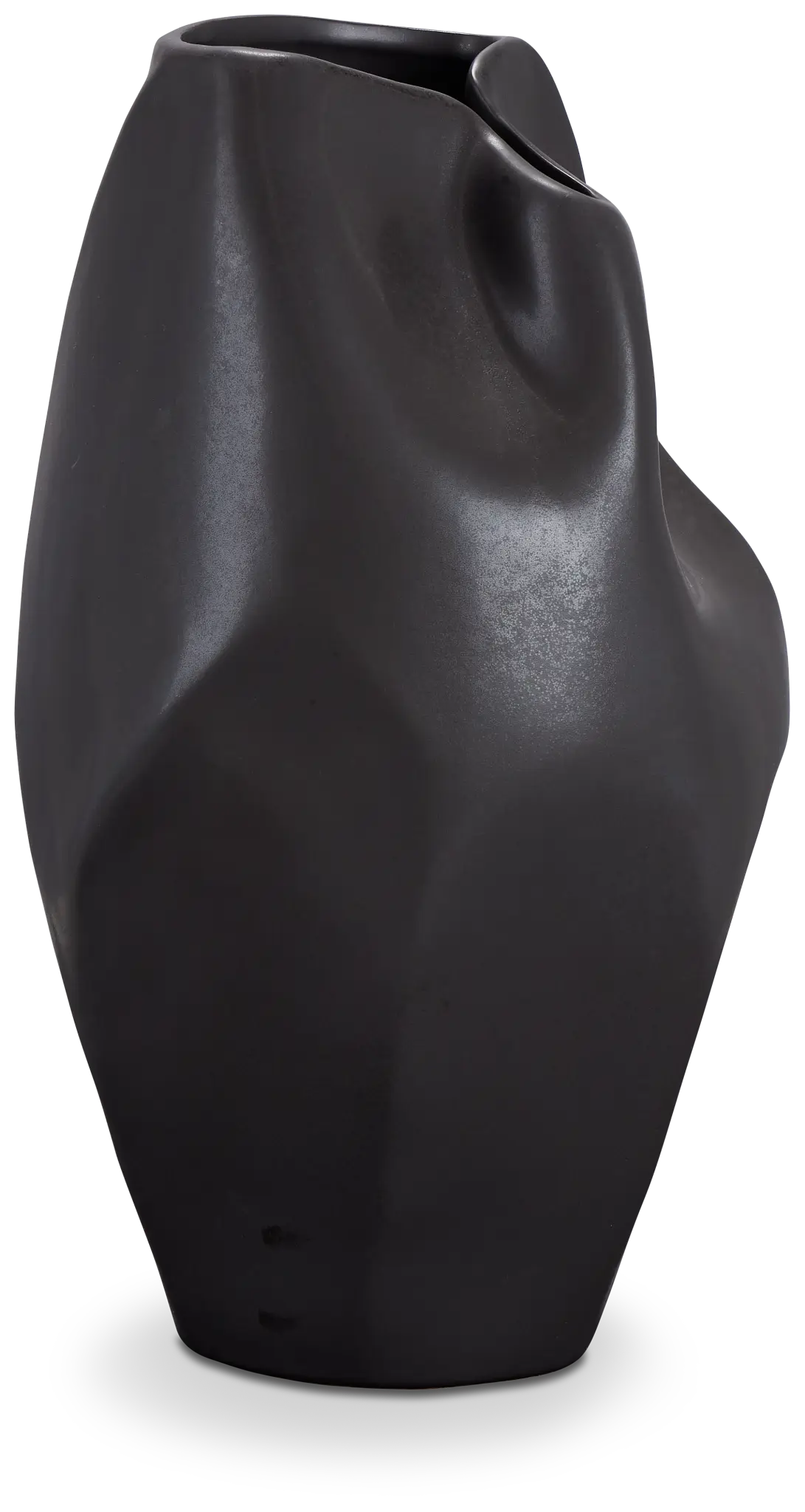 Honor Black Ceramic Vase Honor Black Ceramic Vase