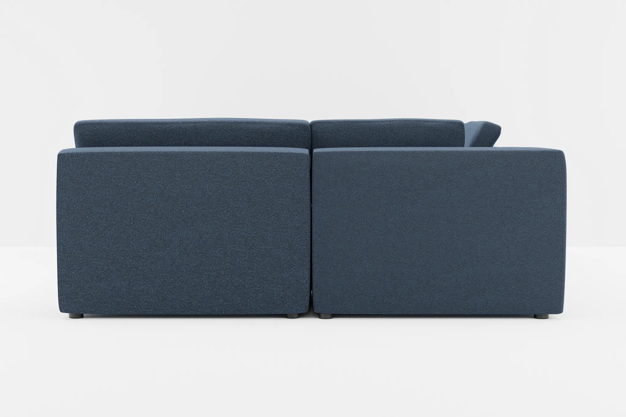 Destin Elite Dark Blue Fabric 6-piece Pit Sectional