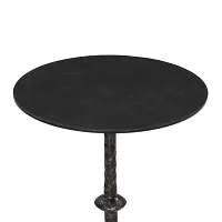 Four Hands Jocelyn Black Metal Round End Table