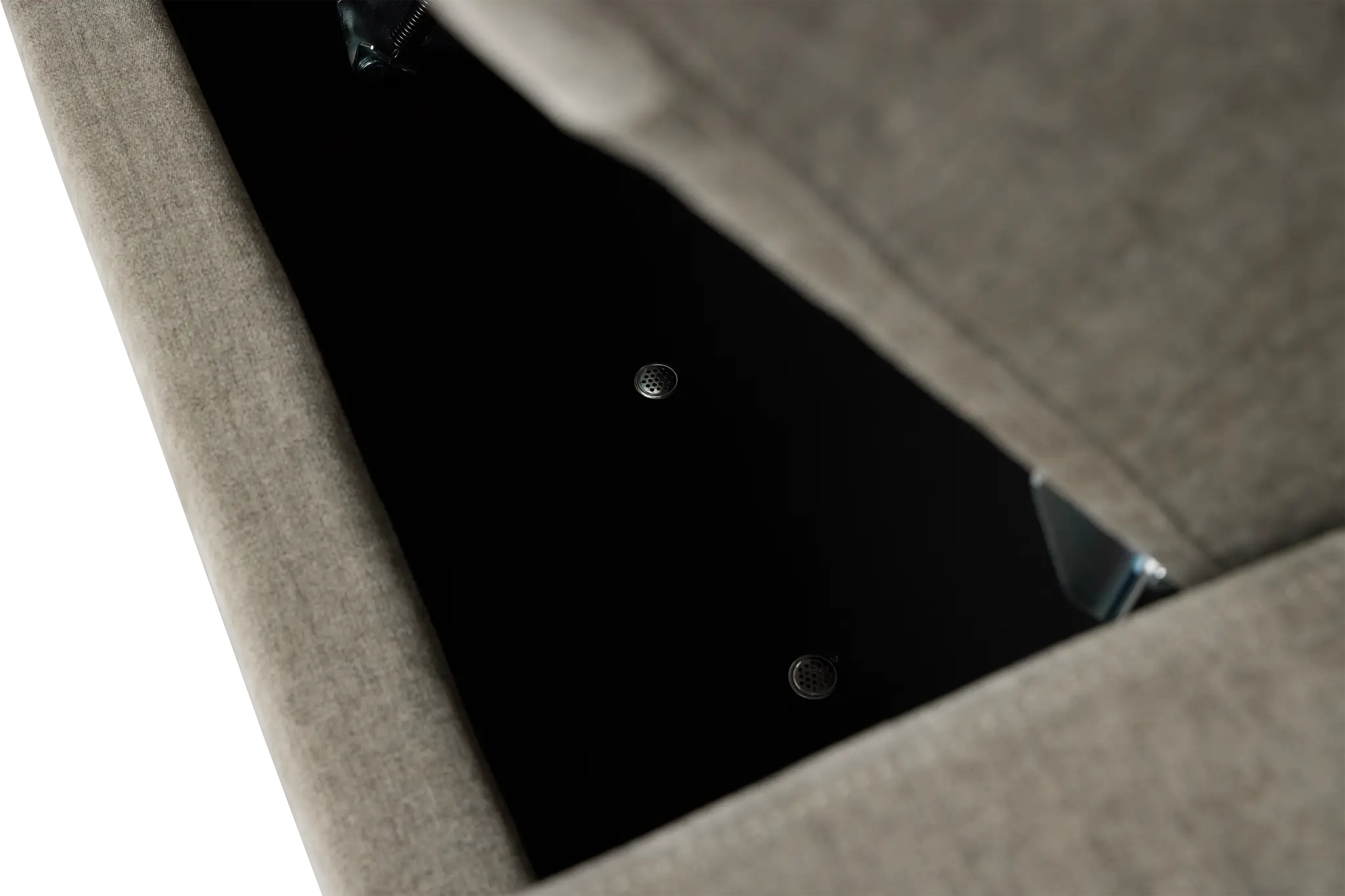 Addie Gray Fabric 4-piece Pit Storage Sectional Addie Gray Fabric 4-piece Pit Storage Sectional