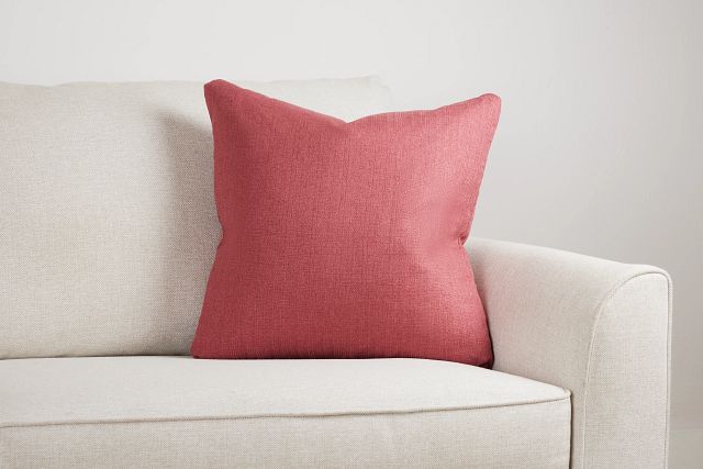 Zeke Coral 20" Accent Pillow