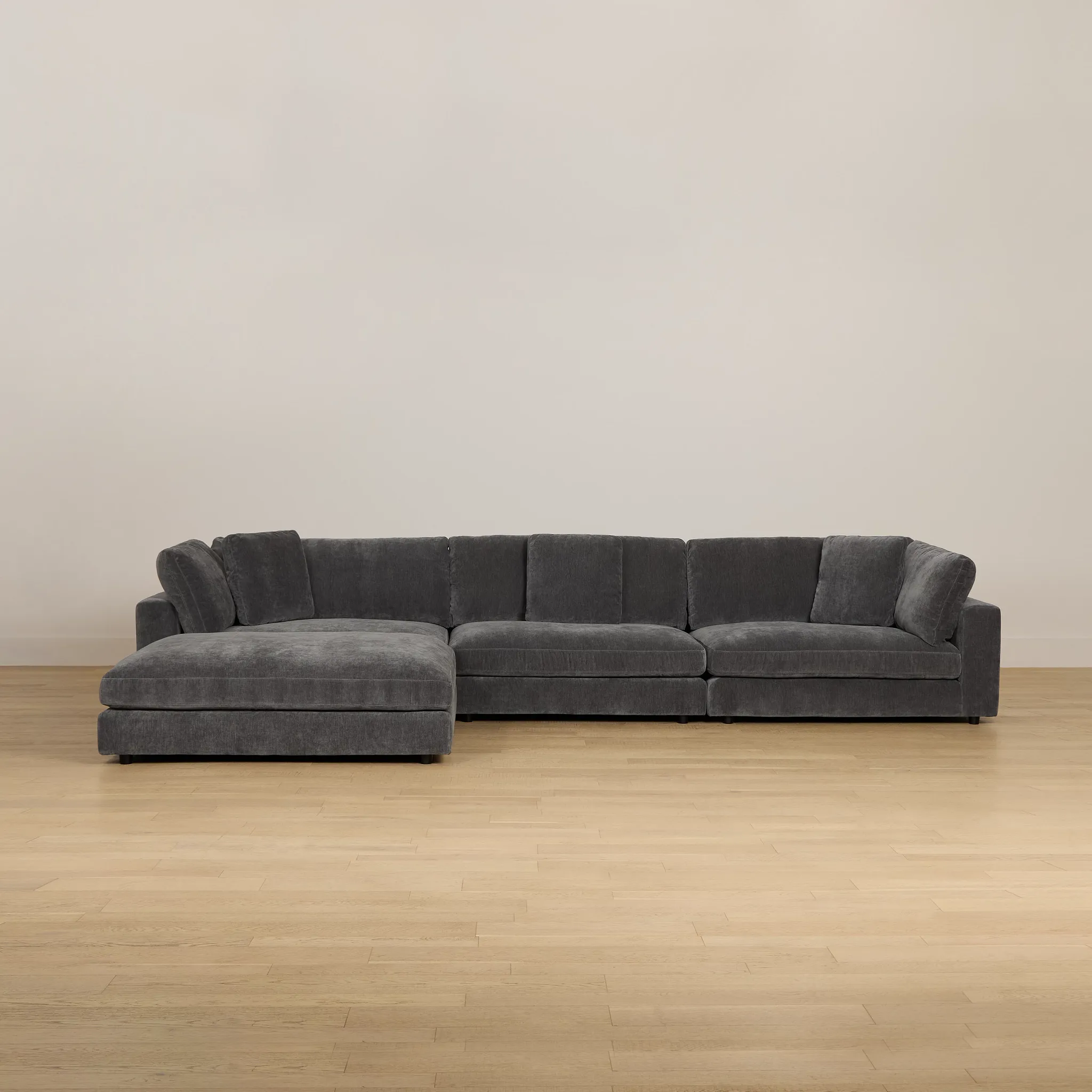 Lounge Dark Gray Small Chaise Sectional