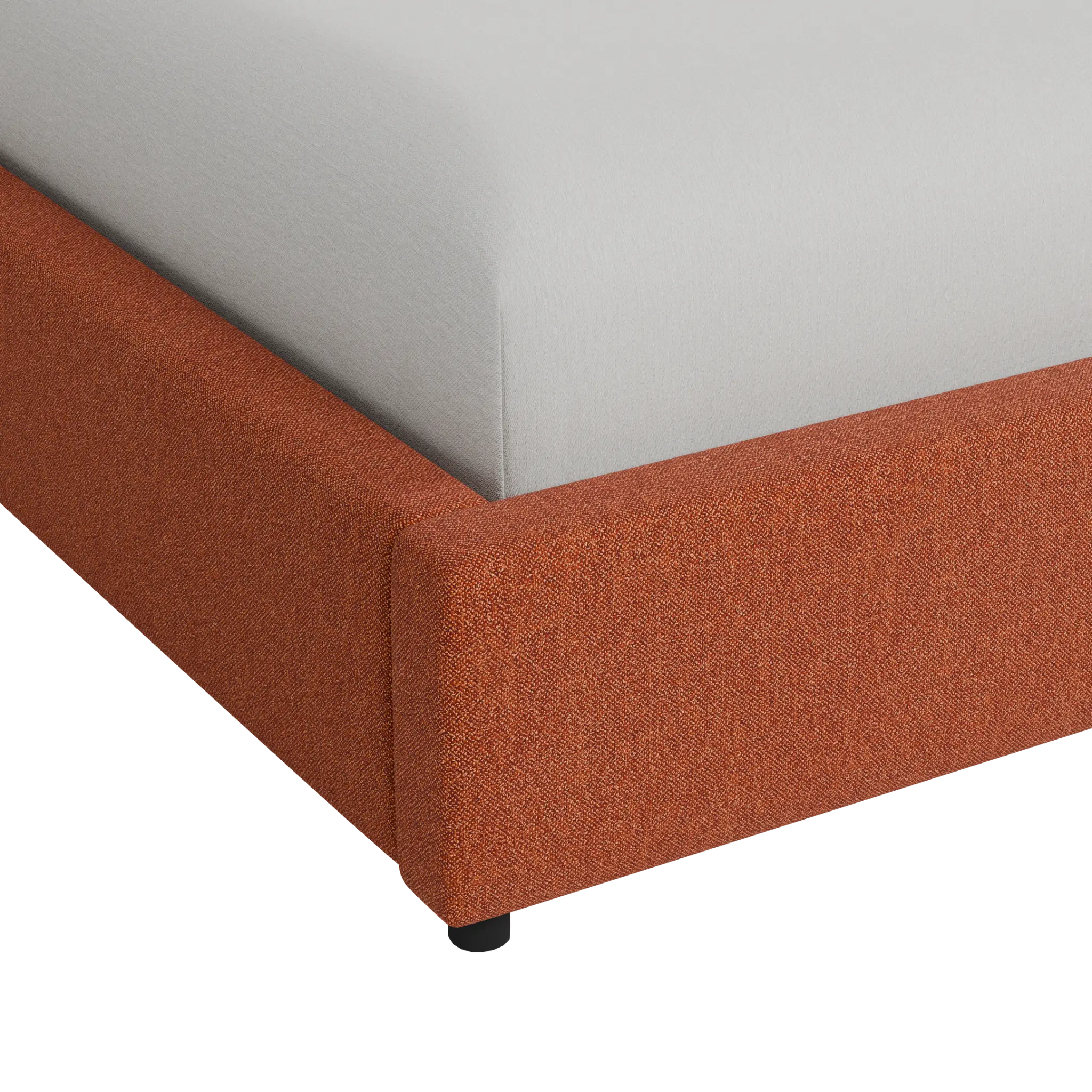 Grayton Elite Medium Brown 54" Upholstered Platform Bed Grayton Elite Medium Brown 54" Upholstered Platform Bed