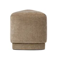 Four Hands Dali Beige Velvet Accent Ottoman