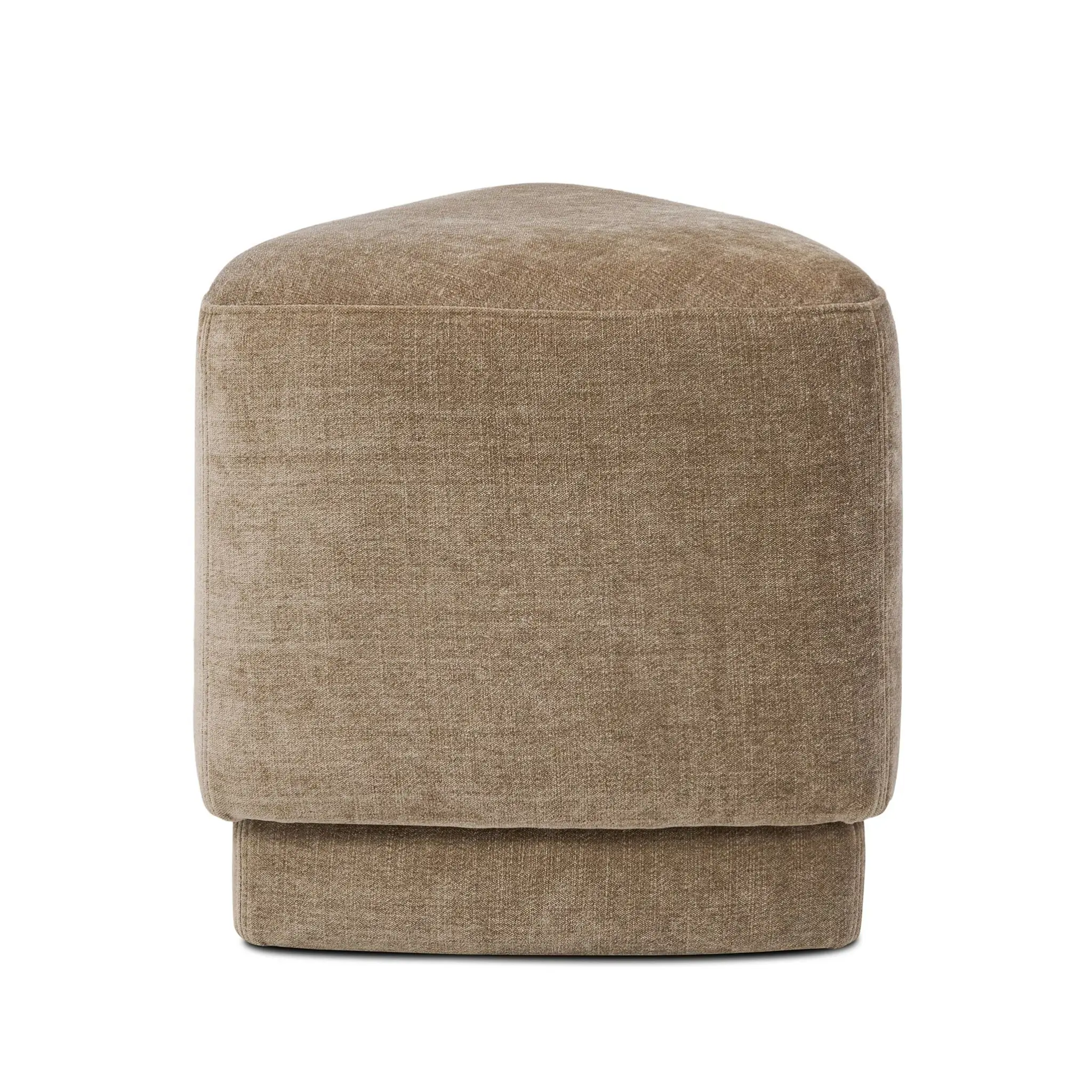 Four Hands Dali Beige Velvet Accent Ottoman Four Hands Dali Beige Velvet Accent Ottoman