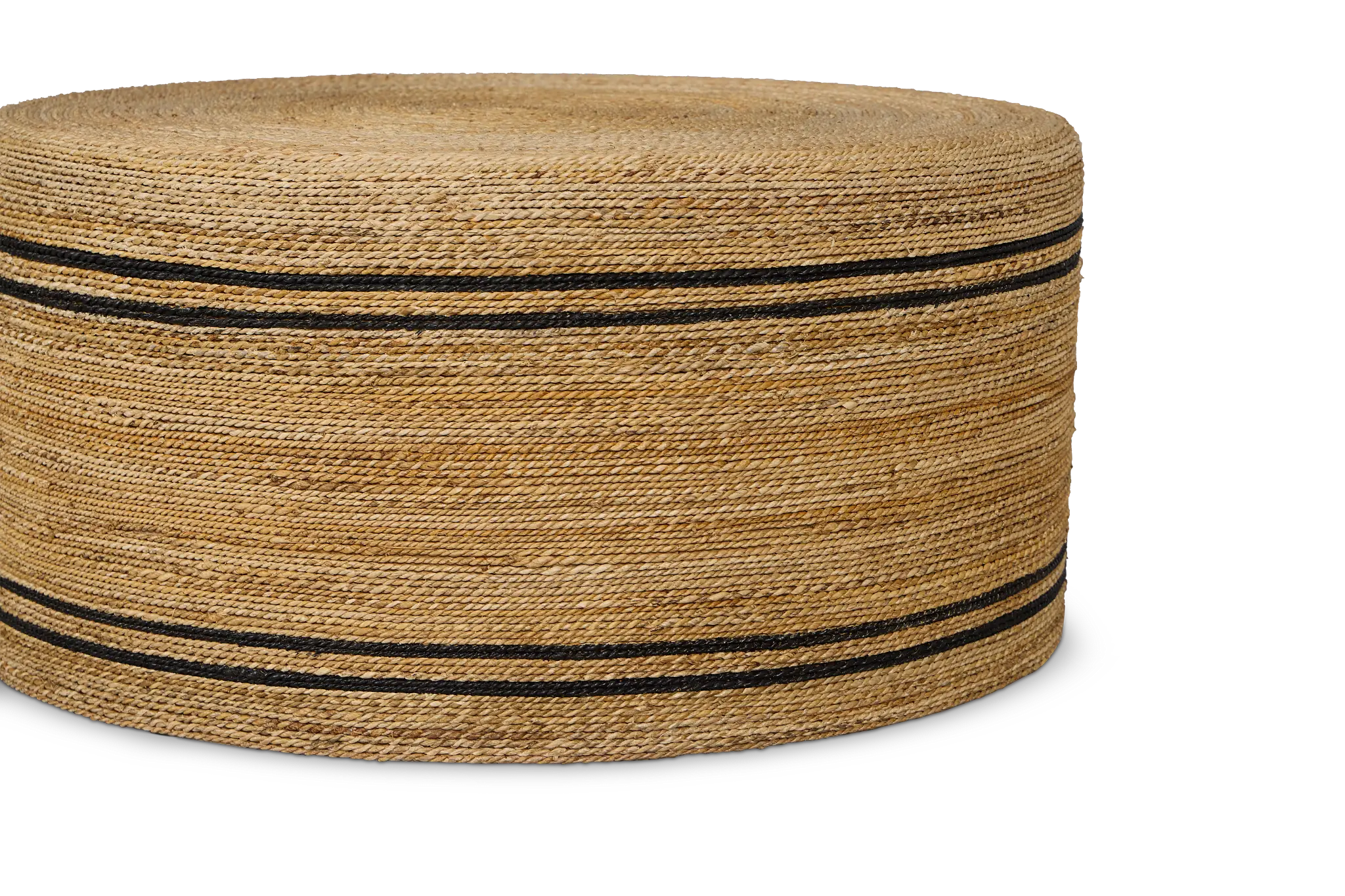 Carvo Light Tone Woven Round Coffee Table Carvo Light Tone Woven Round Coffee Table