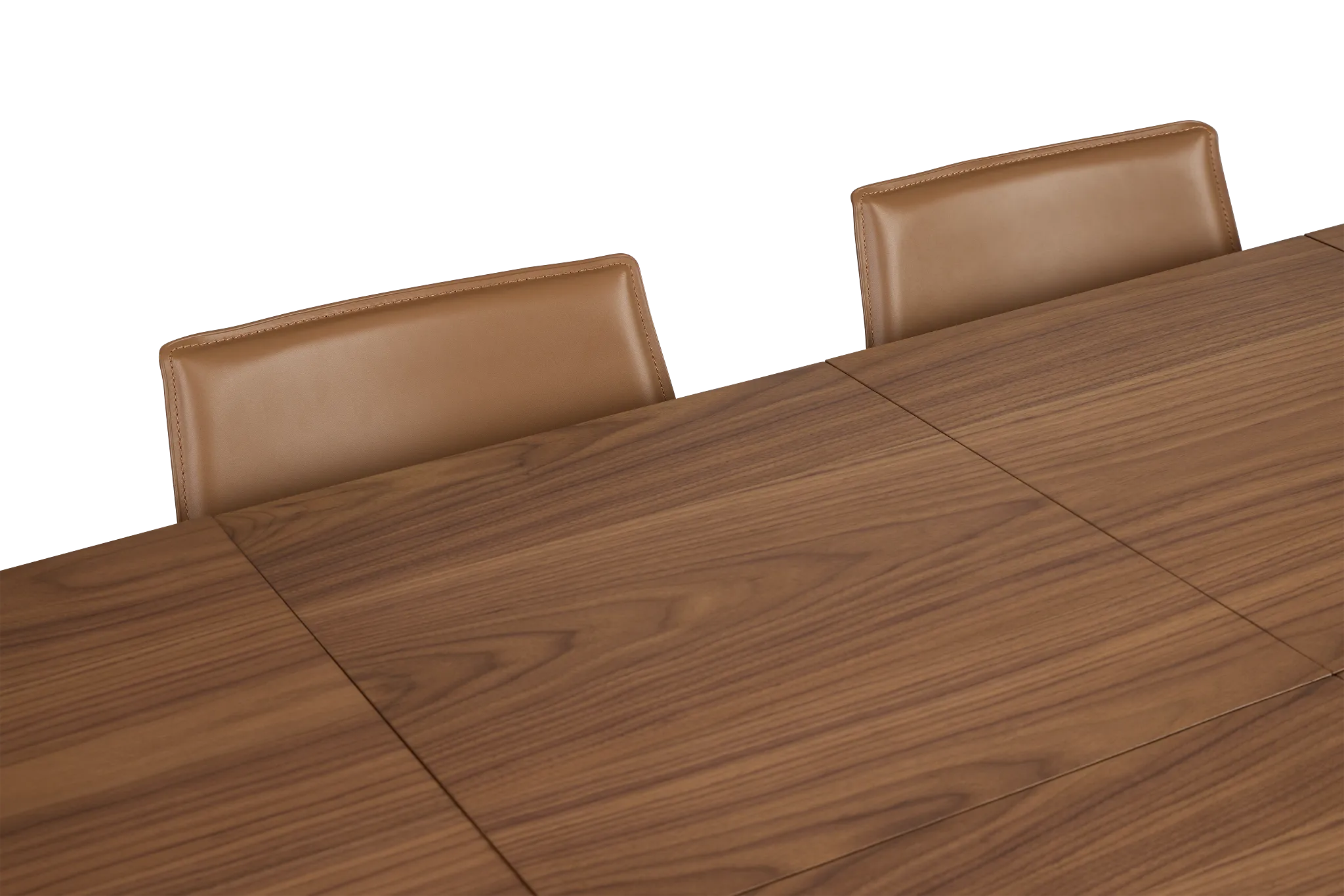 Margo Two-tone Rect Table With 4 Brown Upholstered Side Chairs