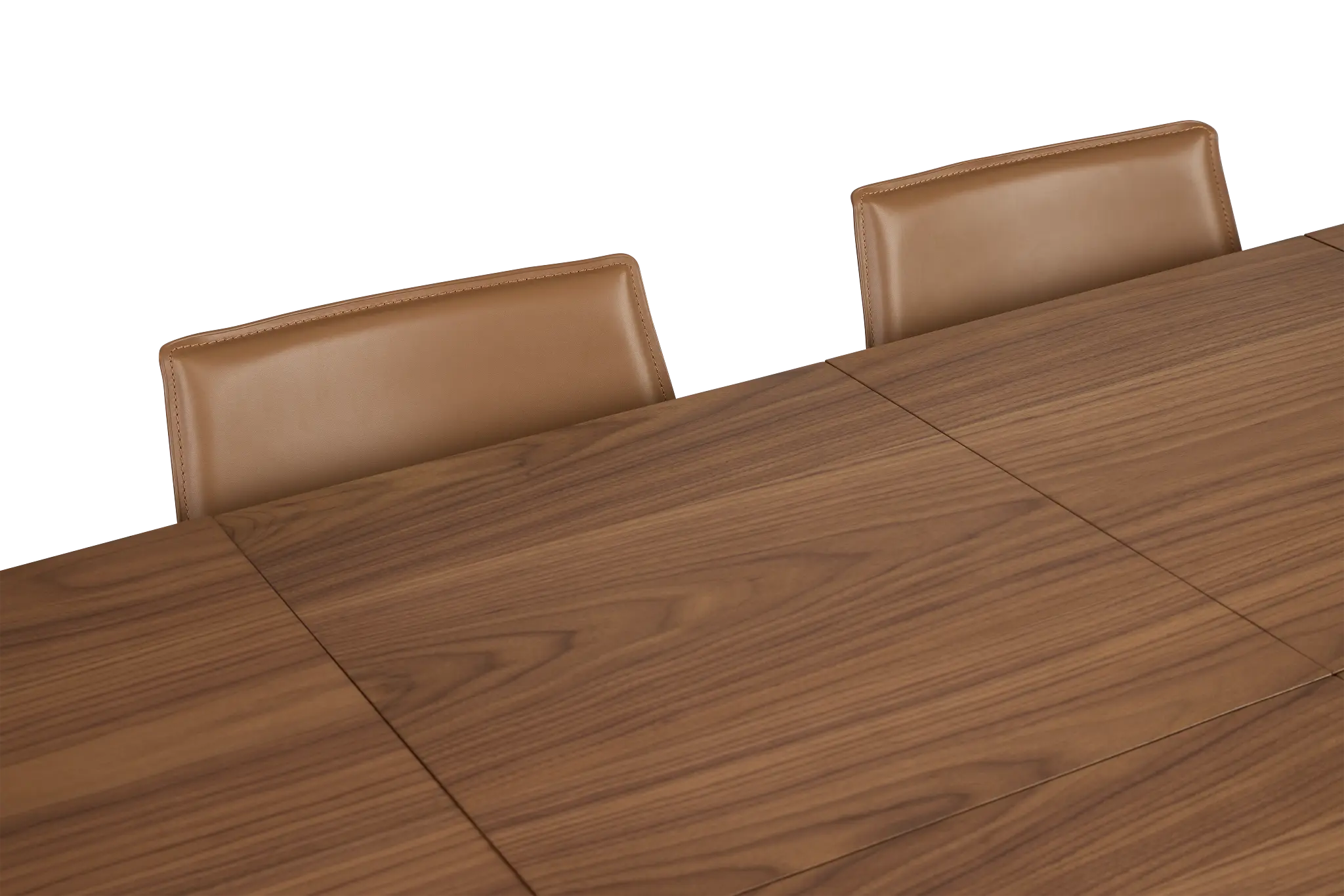 Margo Two-tone Rect Table With 4 Brown Upholstered Side Chairs Margo Two-tone Rect Table With 4 Brown Upholstered Side Chairs