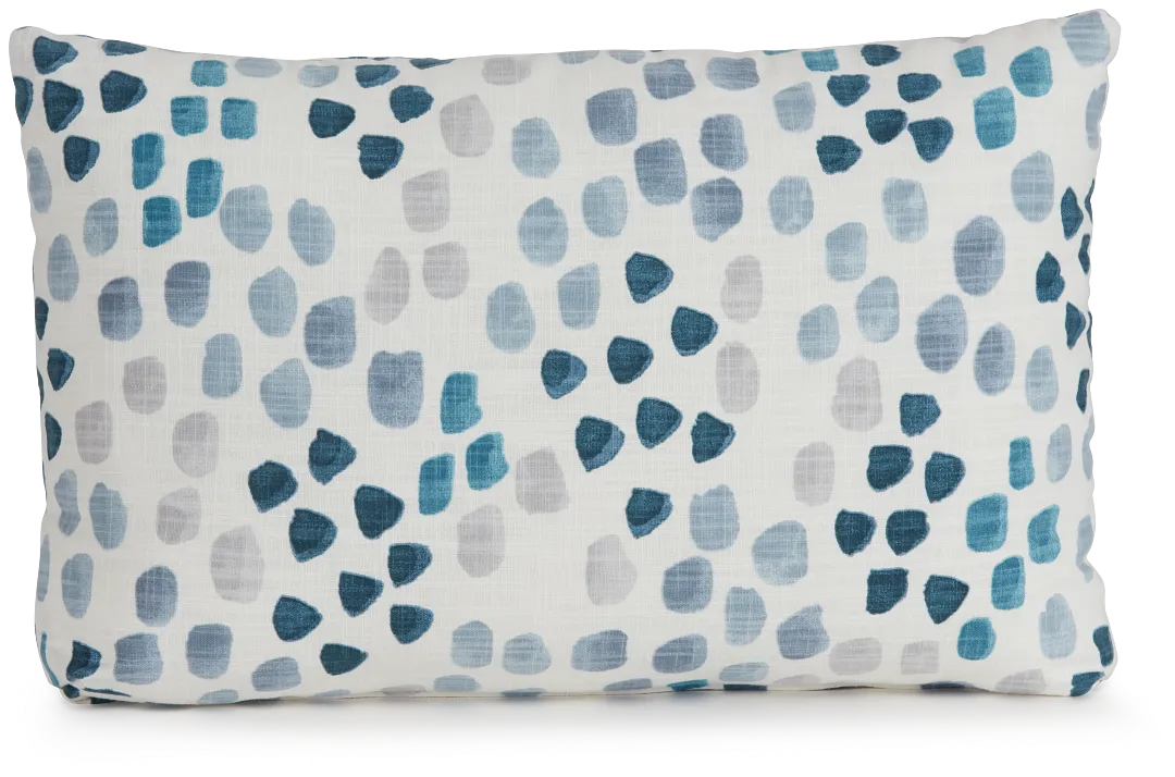 Pfeifer Blue Lumbar Accent Pillow