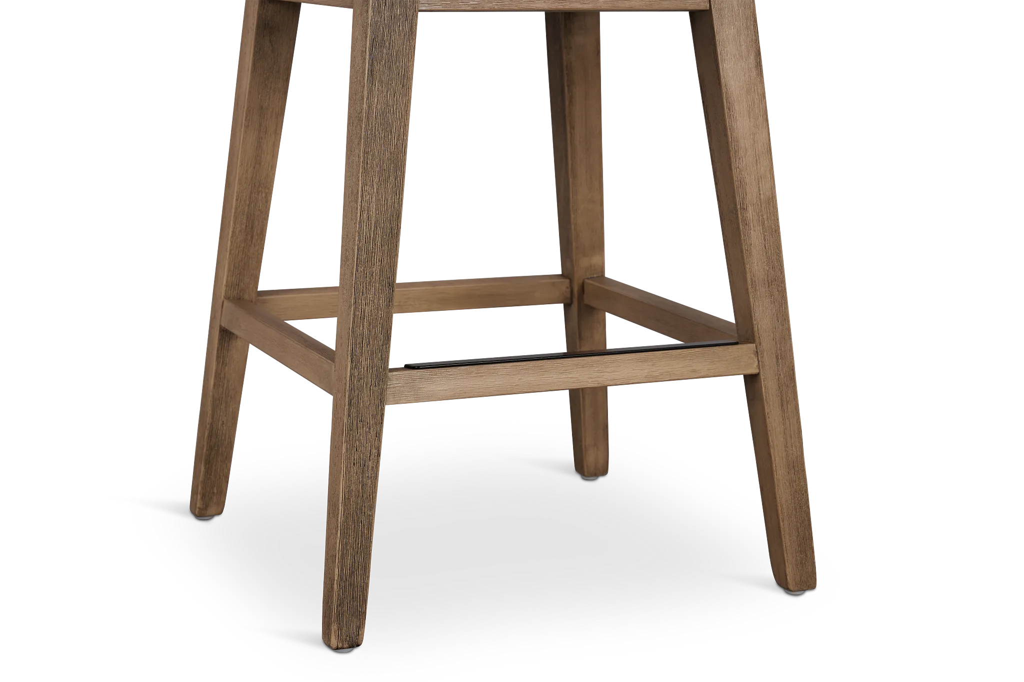 Seaside Blue Fabric 24" Swivel Barstool