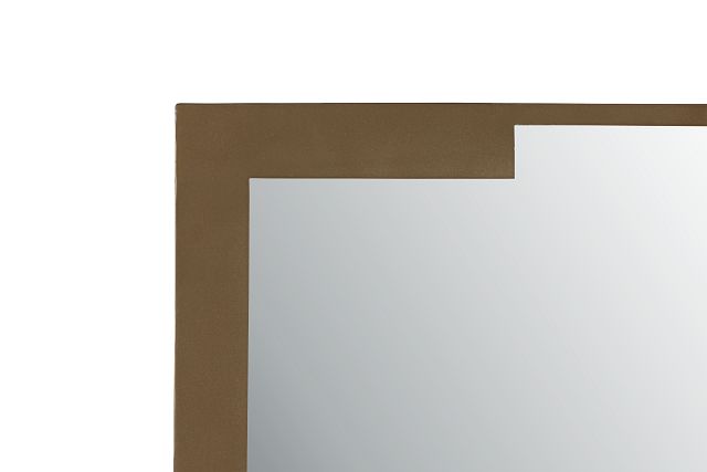 Verona Gold Rect Mirror