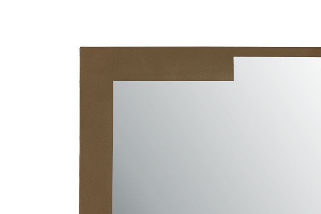 Verona Gold Rect Mirror