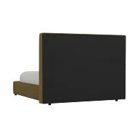 Grayton Elite Dark Green 54" Upholstered Platform Bed