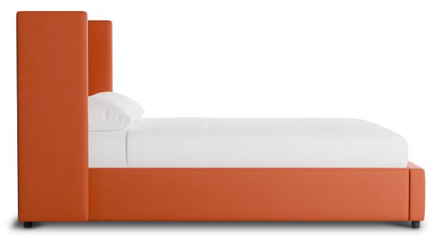 Captiva Joya Orange 48" Upholstered Shelter Bed