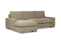 Edgewater Elite Taupe Left Chaise Sectional