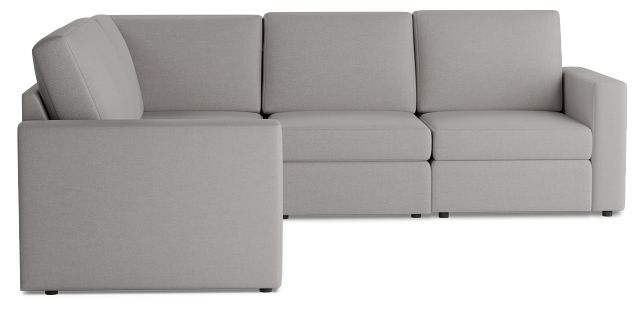 Citymod Light Gray Fabric Small Two-arm Sectional