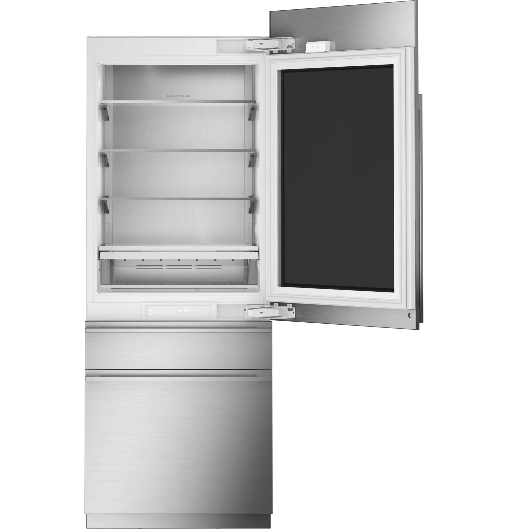 Monogram 303 Series Panel Ready 30" Bottom Freezer Refrigerator