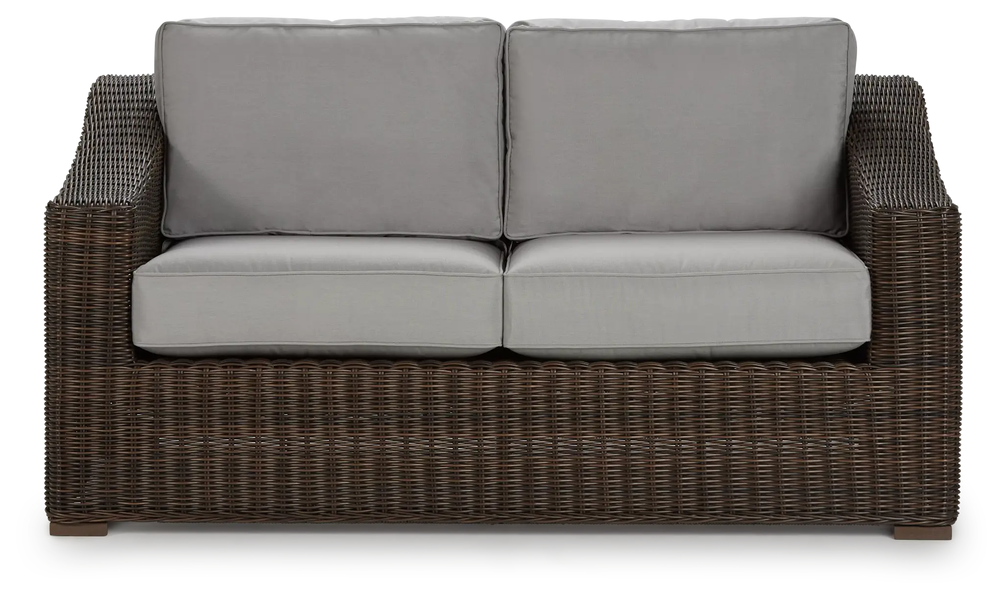 Canyon Dark Brown Gray Loveseat Canyon Dark Brown Gray Loveseat