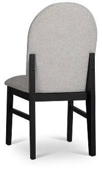 Palisades Black Upholstered Side Chair