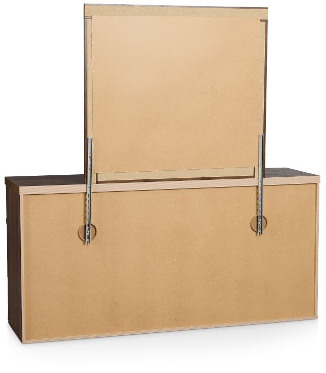 Atlantic Mid Tone Dresser & Mirror