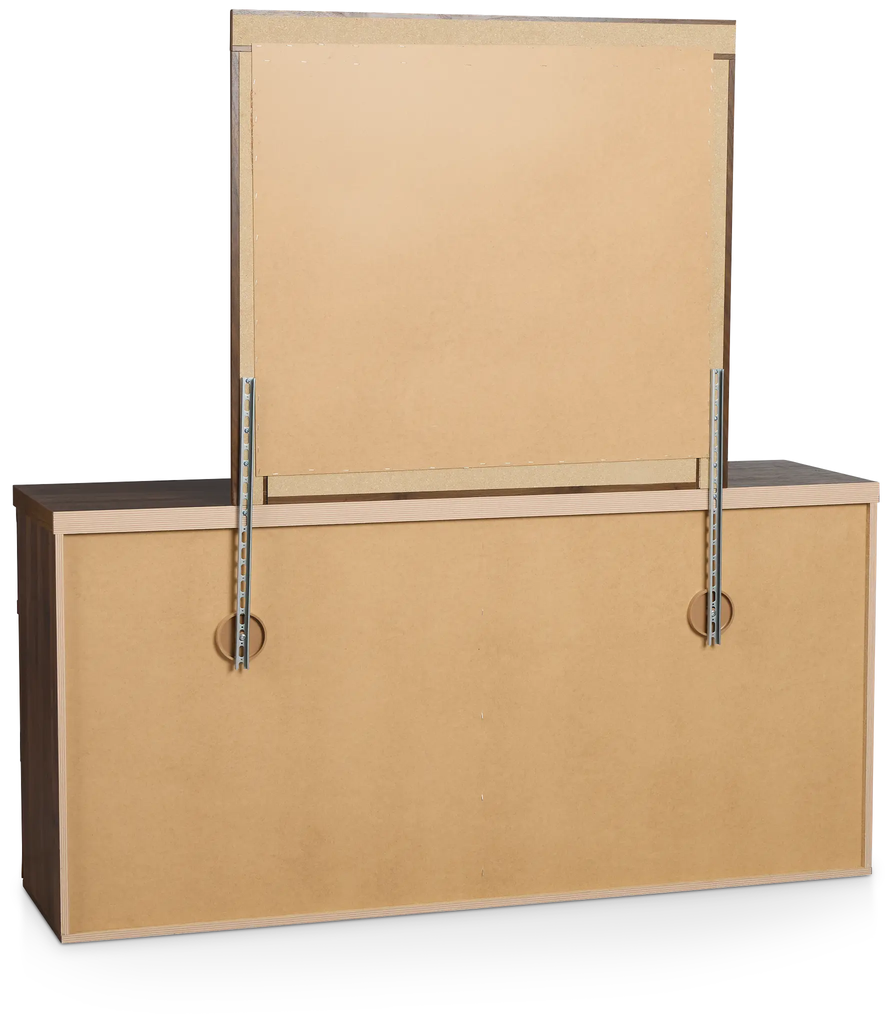 Atlantic Mid Tone Dresser & Mirror Atlantic Mid Tone Dresser & Mirror