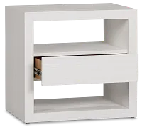 Nantucket White Pine Open Nightstand