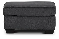 Altari Dark Gray Micro Ottoman