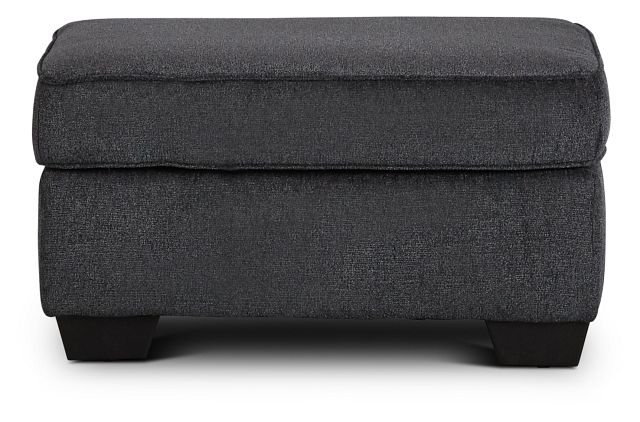 Altari Dark Gray Micro Ottoman