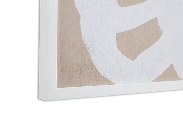 Ferrera White Framed Wall Art