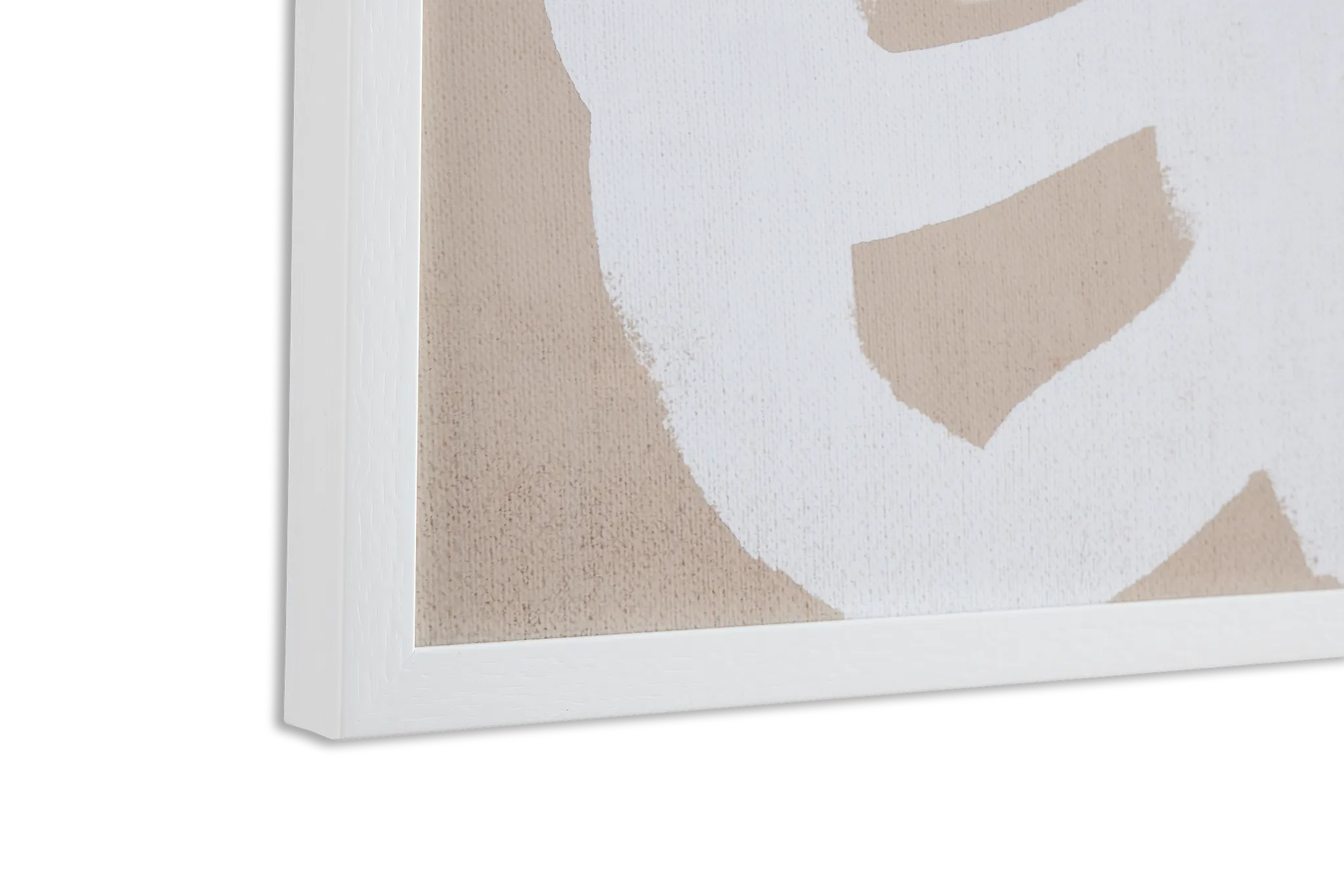 Ferrera White Framed Wall Art