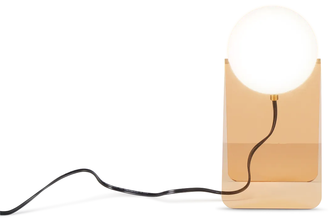 Cleona Orange Table Lamp