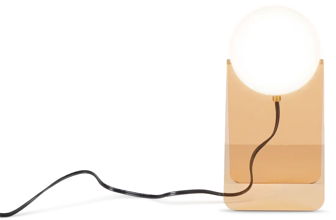 Cleona Orange Table Lamp Cleona Orange Table Lamp