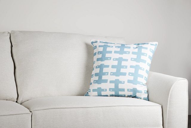Tina Ivory 20" Accent Pillow
