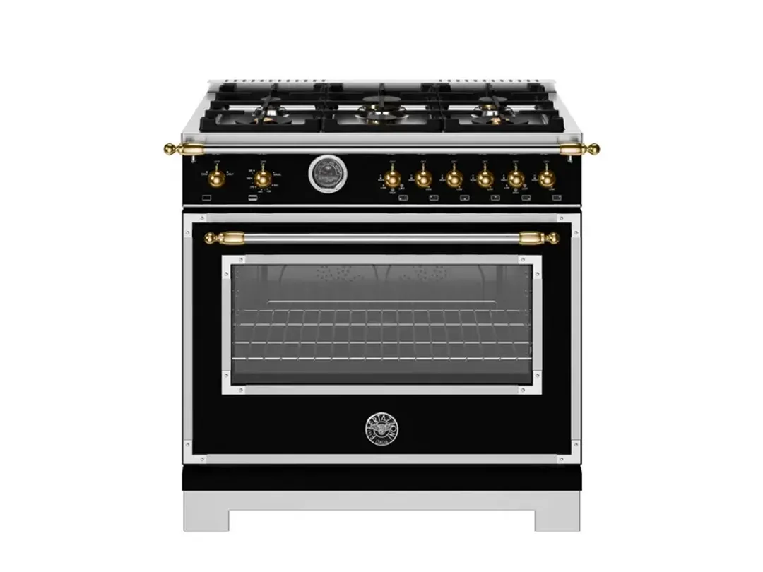 Bertazzoni Heritage Series Black 36" Gas Range