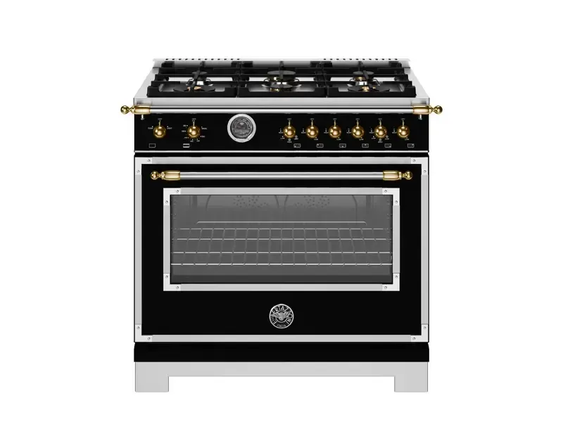 Bertazzoni Heritage Series Black 36" Gas Range