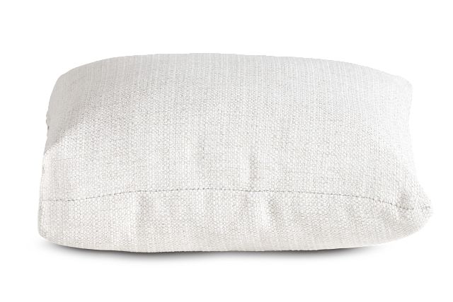 Austin White 18" Square Accent Pillow