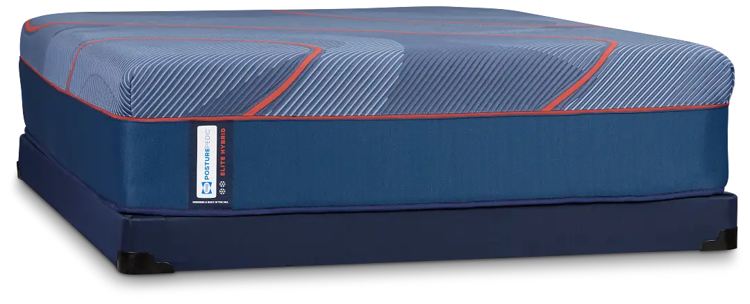 Posturepedic High Point Elite Hybrid Firm Low-profile Mattress Set Posturepedic High Point Elite Hybrid Firm Low-profile Mattress Set