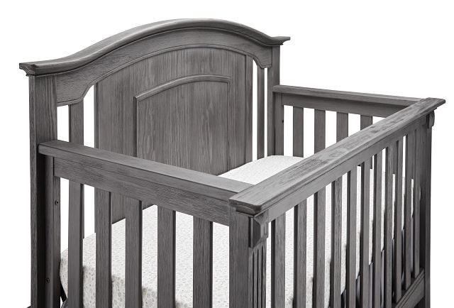 Willowbrook2 Gray 4-in-1 Crib