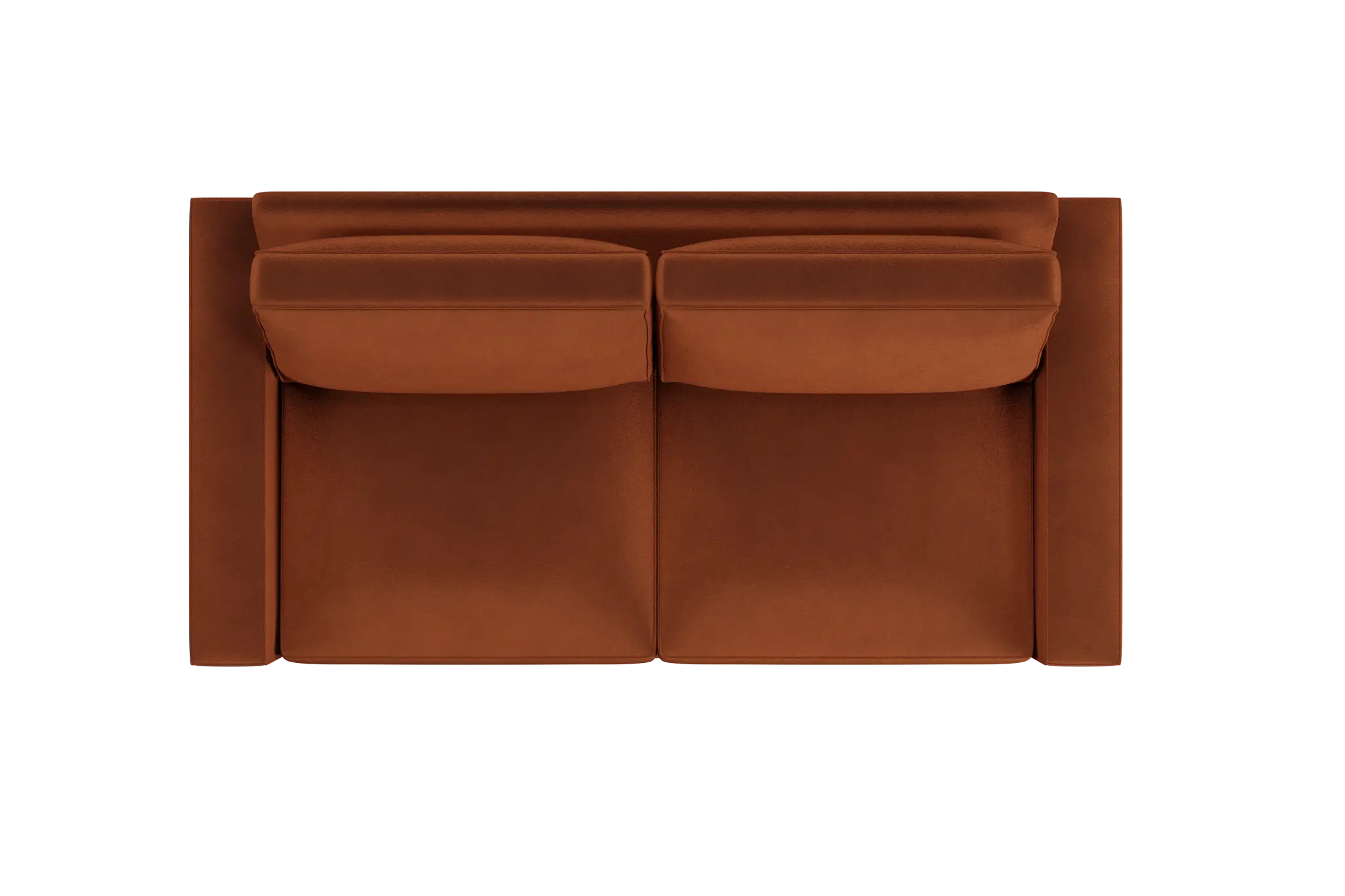 Edgewater Joya Orange 84" Sofa W/ 2 Cushions Edgewater Joya Orange 84" Sofa W/ 2 Cushions