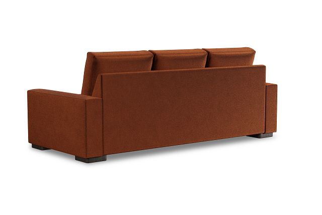 Edgewater Joya Orange 96" Sofa W/ 3 Cushions (3)