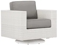 Biscayne Gray Swivel Chair
